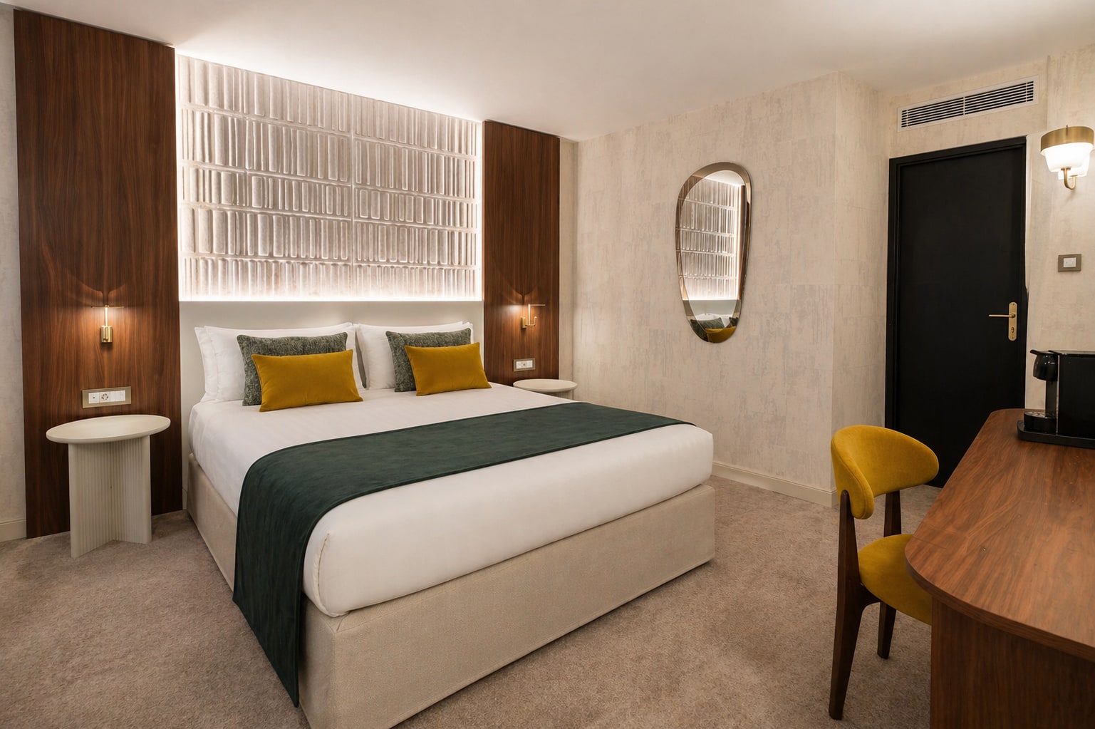 Chambre rénovée de l’Hôtel Palladia