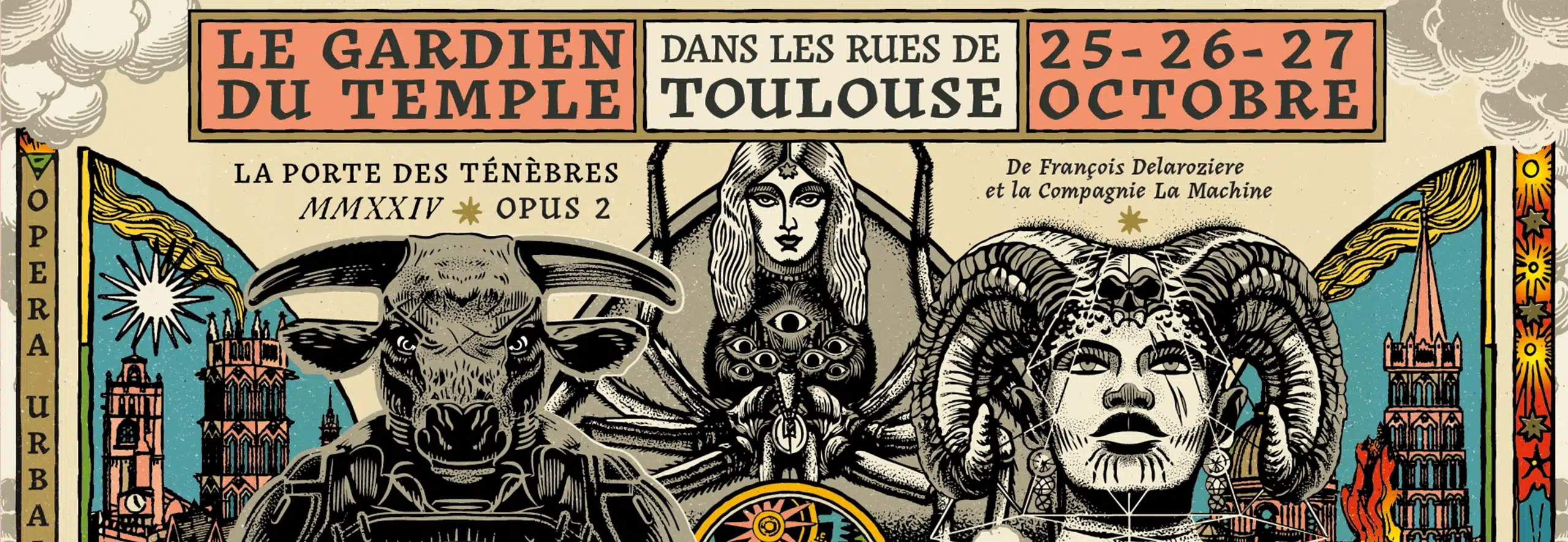 Affiche le gardien du temple à Toulouse